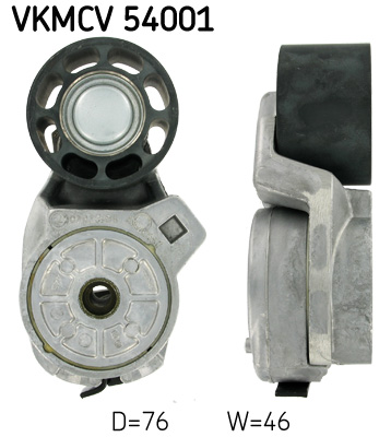 SKF VKMCV 54001 Rullo tenditore, Cinghia Poly-V-Rullo tenditore, Cinghia Poly-V-Ricambi Euro